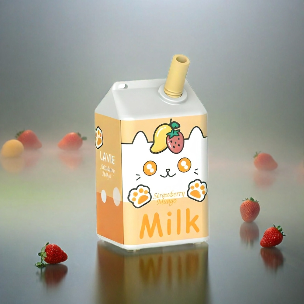 LAVIE Milk 7000 Puffs Erdbeer-Mango | 16ML | 5% Nikotin | Schweiz Großhandel