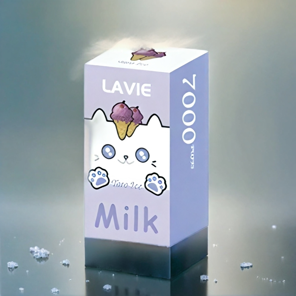 LAVIE Milk 7000 Puffs Grape Ice (600mAh, 16ML) Schweiz Großhandel