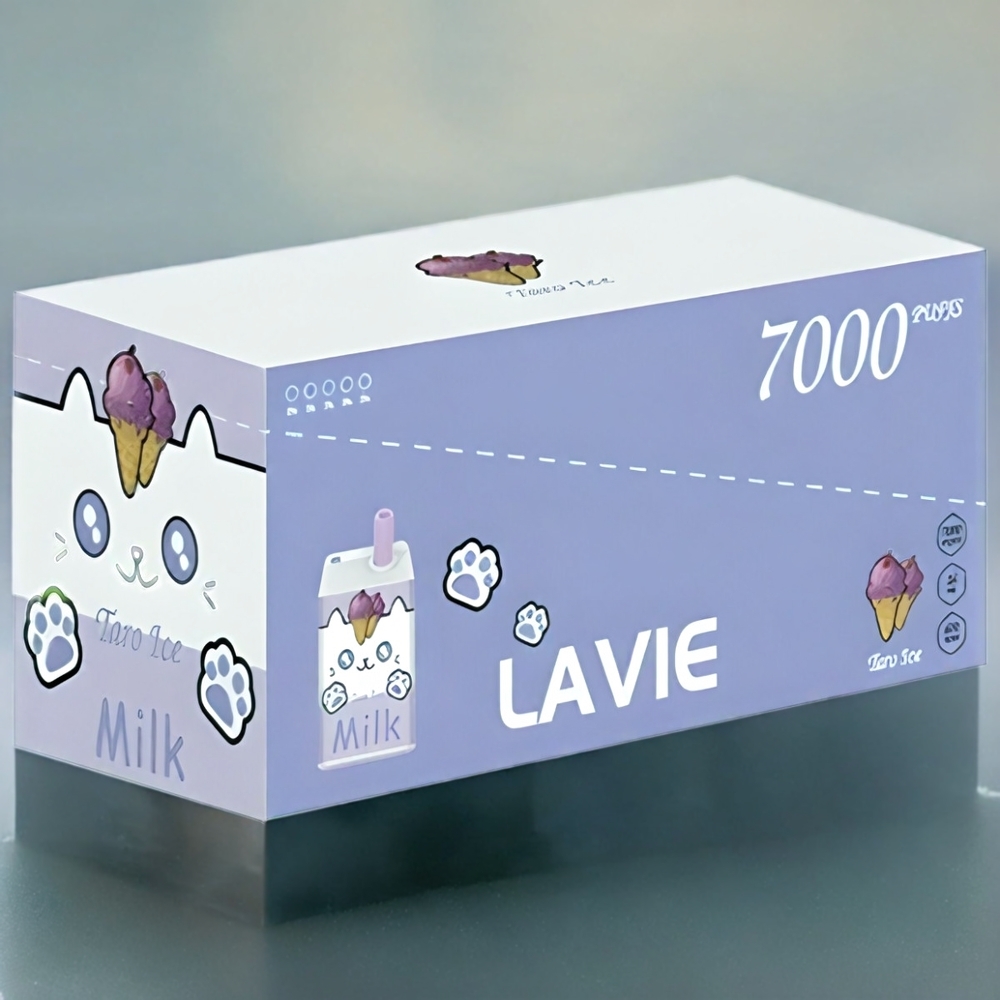 LAVIE Milk 7000 Puffs Grape Ice (600mAh, 16ML) Schweiz Großhandel