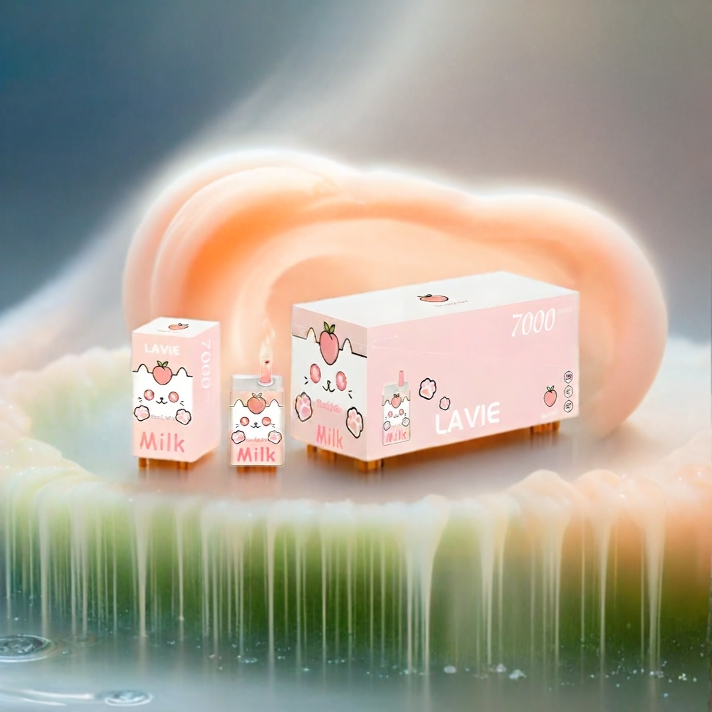 LAVIE Milk 7000 Puffs Peach Juice Schweiz Großhandel – 7000 Puffs, 16ML, Typ C