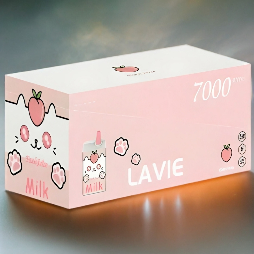 LAVIE Milk 7000 Puffs Peach Juice Schweiz Großhandel – 7000 Puffs, 16ML, Typ C