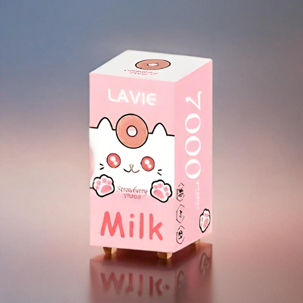 LAVIE Milk 7000 Puffs Strawberry Donut 16ML 600mAh Schweiz großhandel