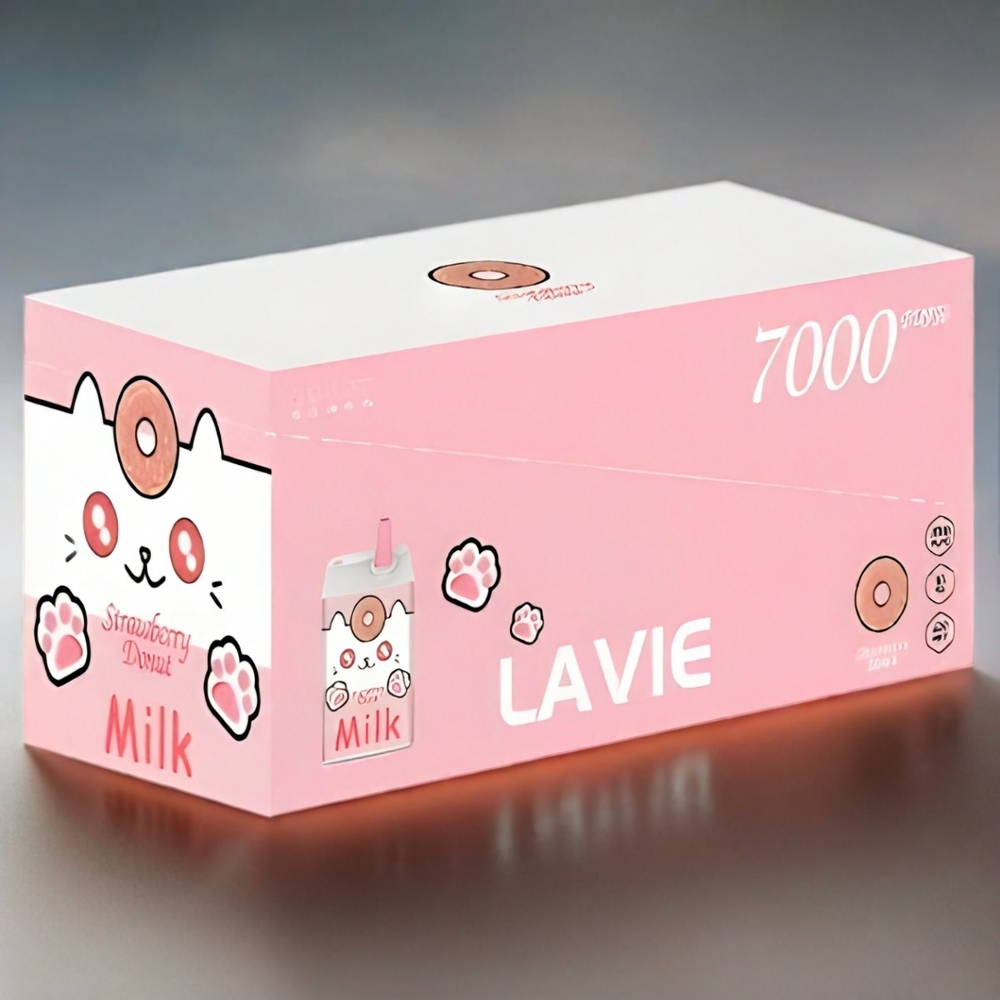 LAVIE Milk 7000 Puffs Strawberry Donut 16ML 600mAh Schweiz großhandel