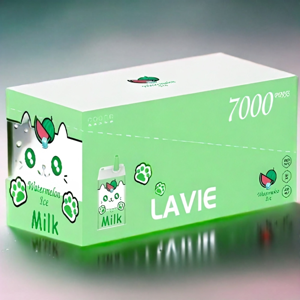 LAVIE Milk 7000 Puffs Wassermelone-Eis Schweiz Großhandel – 16ML, 600mAh, Typ-C
