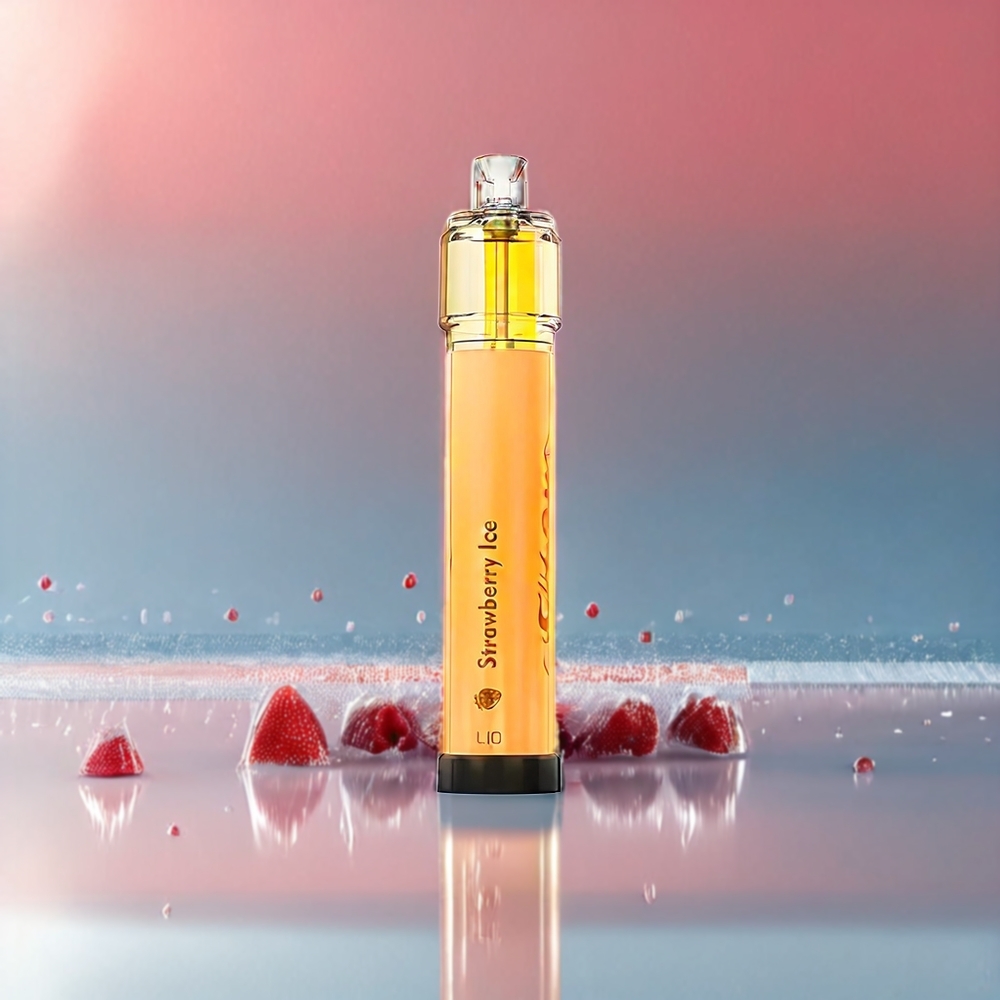LIO Bee Lit 2500 Puffs Einweg-Vape Erdbeer-Eis – 6.0ml E-Liquid, 1300mAh, Schweiz Großhandel