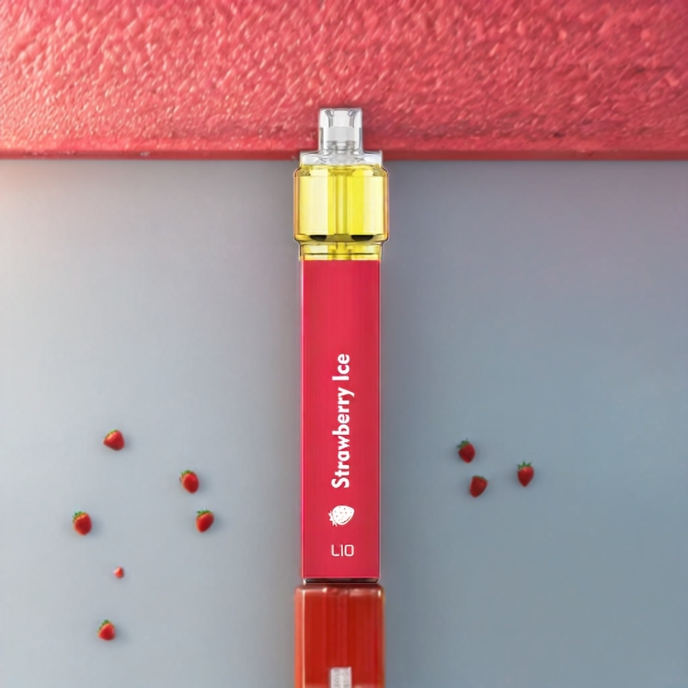 LIO Bee18 Max 2500 Puffs Einweg-Vape Erdbeer-Eis – 1300mAh, 6.5ml, Schweiz Großhandel