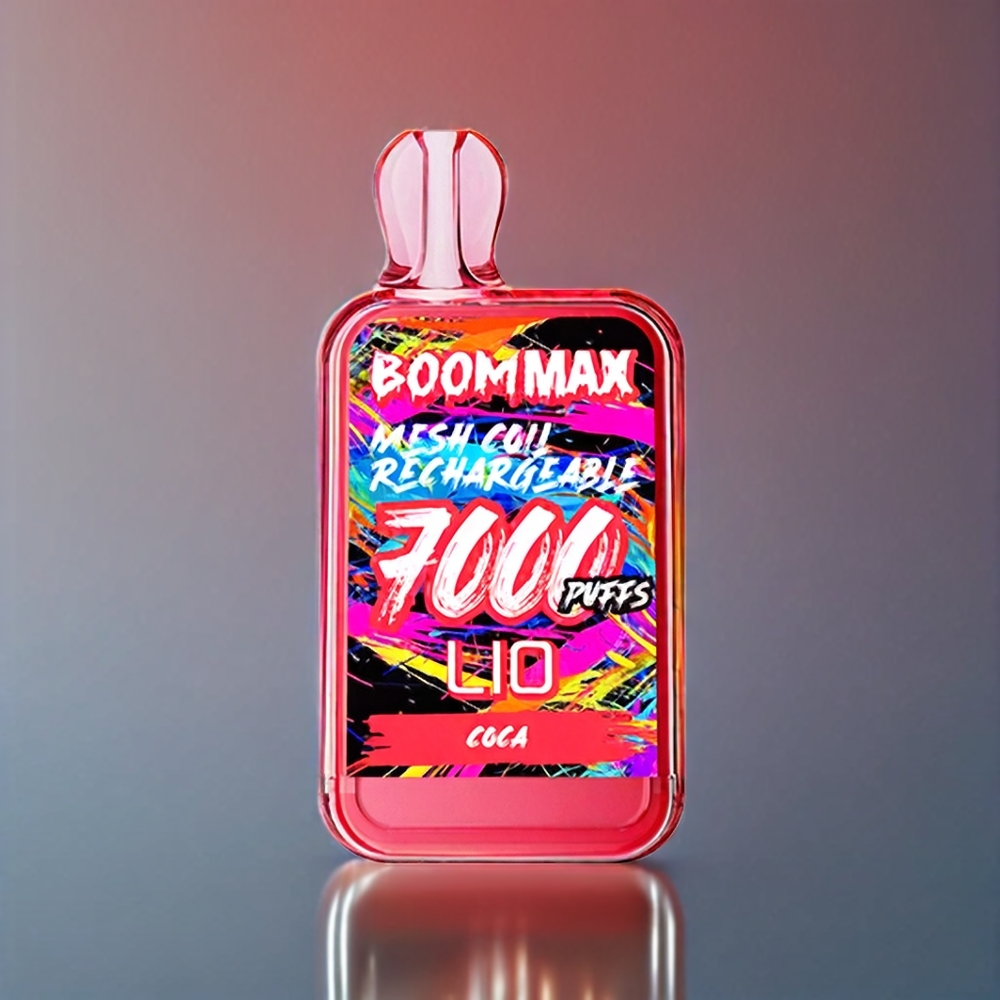 LIO BOOM MAX 7000 Puffs Einweg-Vape Coca, 15ml E-Liquid, 650mAh, Type-C, Schweiz Großhandel
