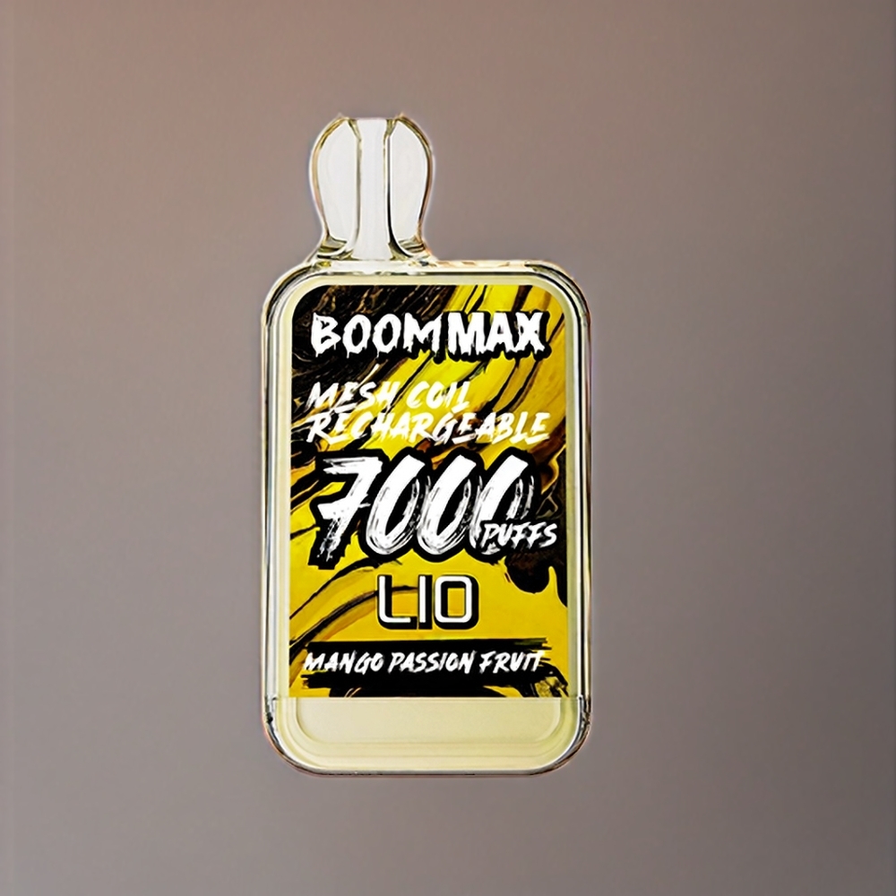 LIO BOOM MAX 7000 Puffs Einweg-Vape Mango-Passionsfrucht, 15ml E-Liquid, 650mAh Batterie, Schweiz Großhandel