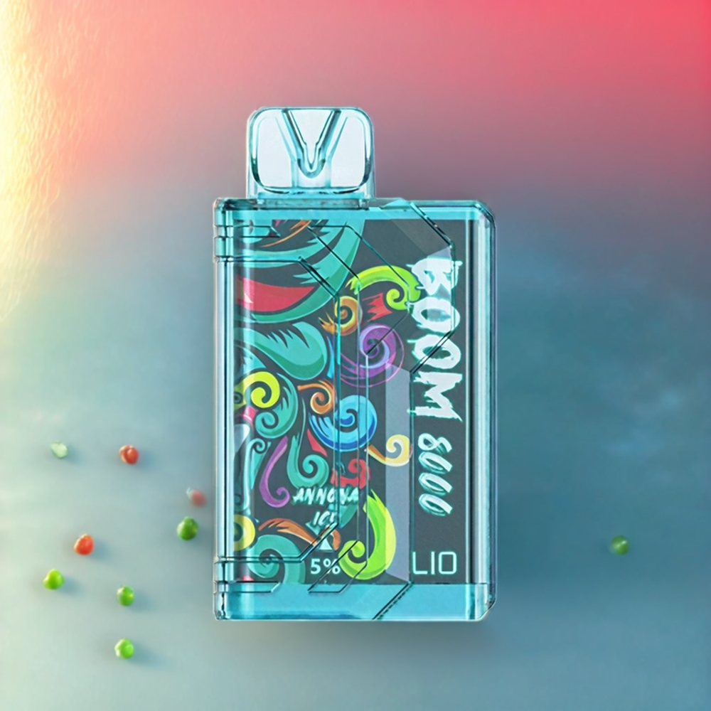 LIO BOOM PRO 8000 Puffs Einweg-Vape Annona Eis – 15ml, 5% Nikotin, Typ-C Aufladung, Schweiz Großhandel