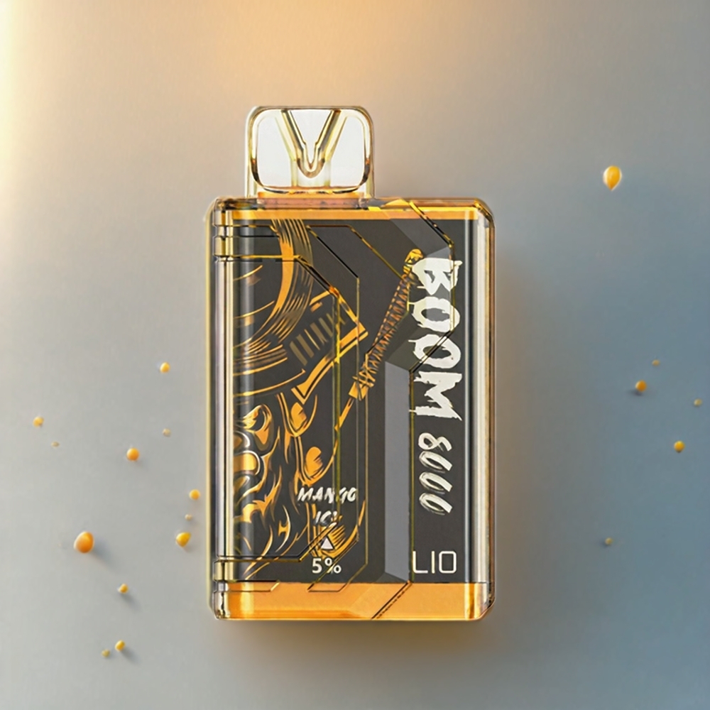 LIO BOOM PRO 8000 Puffs Einweg-Vape Mango Eis – 15ml, 5% Nikotin, 650mAh, Schweiz Großhandel