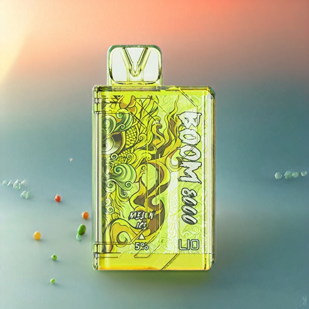 LIO BOOM PRO 8000 Puffs Einweg-Vape Melone Eis – 15ml, 5% Nikotin, Schweiz Großhandel