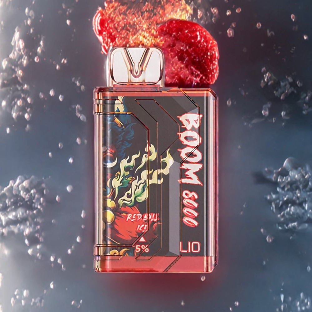 LIO BOOM PRO 8000 Puffs Einweg-Vape Red Bull Eis – 15ml, 5% Nikotin, Schweiz Großhandel