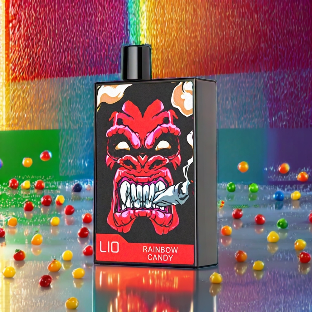 LIO CAPO 4500 Puffs Einweg-Vape Rainbow Candy (Regenbogen-Bonbon) – 12ml E-Liquid, 600mAh, Type-C, Schweiz Großhandel