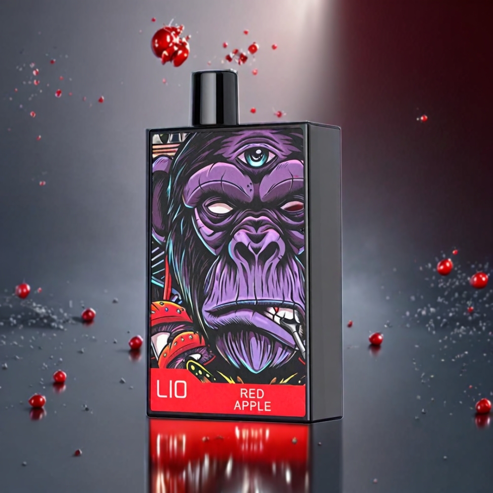 LIO CAPO 4500 Puffs Einweg-Vape Roter Apfel – 12ml E-Liquid, 600mAh, Typ-C-Ladung, Schweiz Großhandel