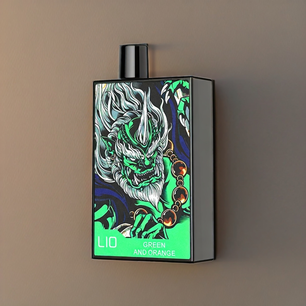 LIO CAPO 4500 Puffs Wegwerf-Vape Grün und Orange – 12ml E-Liquid, 600mAh, Typ-C-Ladung, Schweiz Großhandel
