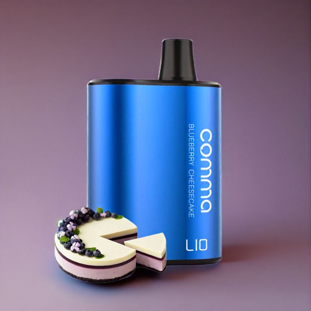 LIO COMMA 5000 Puffs Einweg-Vape Blaubeer-Käsekuchen – 15 ml, 900mAh, Type-C – Schweiz Großhandel