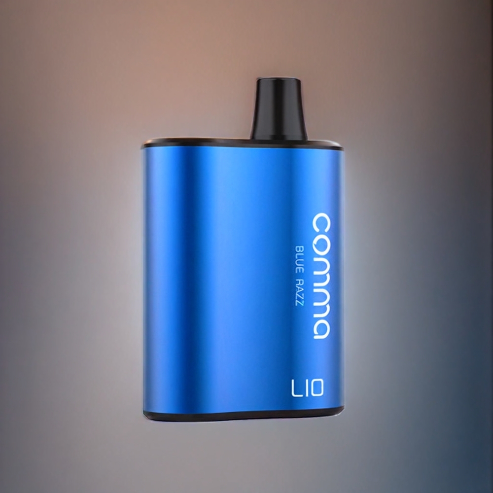 LIO COMMA 5000 Puffs Einweg-Vape Blue Razz (Blauer Himbeere) – 15ml, 900mAh, Type-C – Schweiz Großhandel