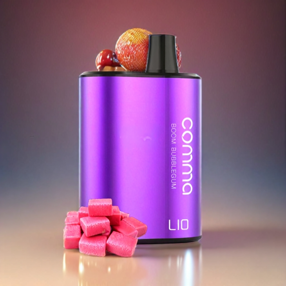 LIO COMMA 5000 Puffs Einweg-Vape Boom Bubblegum (Bubblegum) – 900mAh, 15ml, Schweiz Großhandel