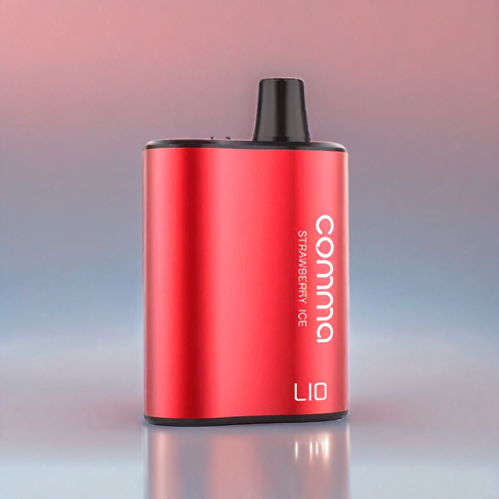 LIO COMMA 5000 Puffs Einweg-Vape Erdbeer-Eis – 15ml, 900mAh, Type-C, Schweiz Großhandel