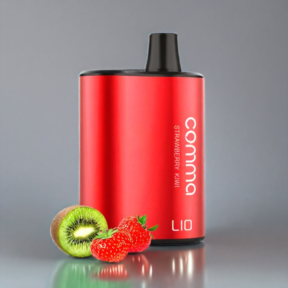 LIO COMMA 5000 Puffs Einweg-Vape Erdbeer-Kiwi Schweiz Großhandel – 900mAh, 15ml, 5000 Züge