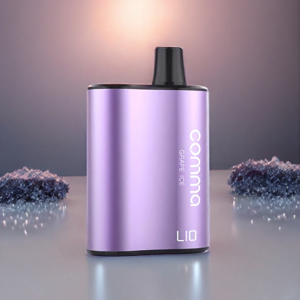 LIO COMMA 5000 Puffs Einweg-Vape Grape Ice (15 ml, 900mAh, Type-C) Schweiz Großhandel