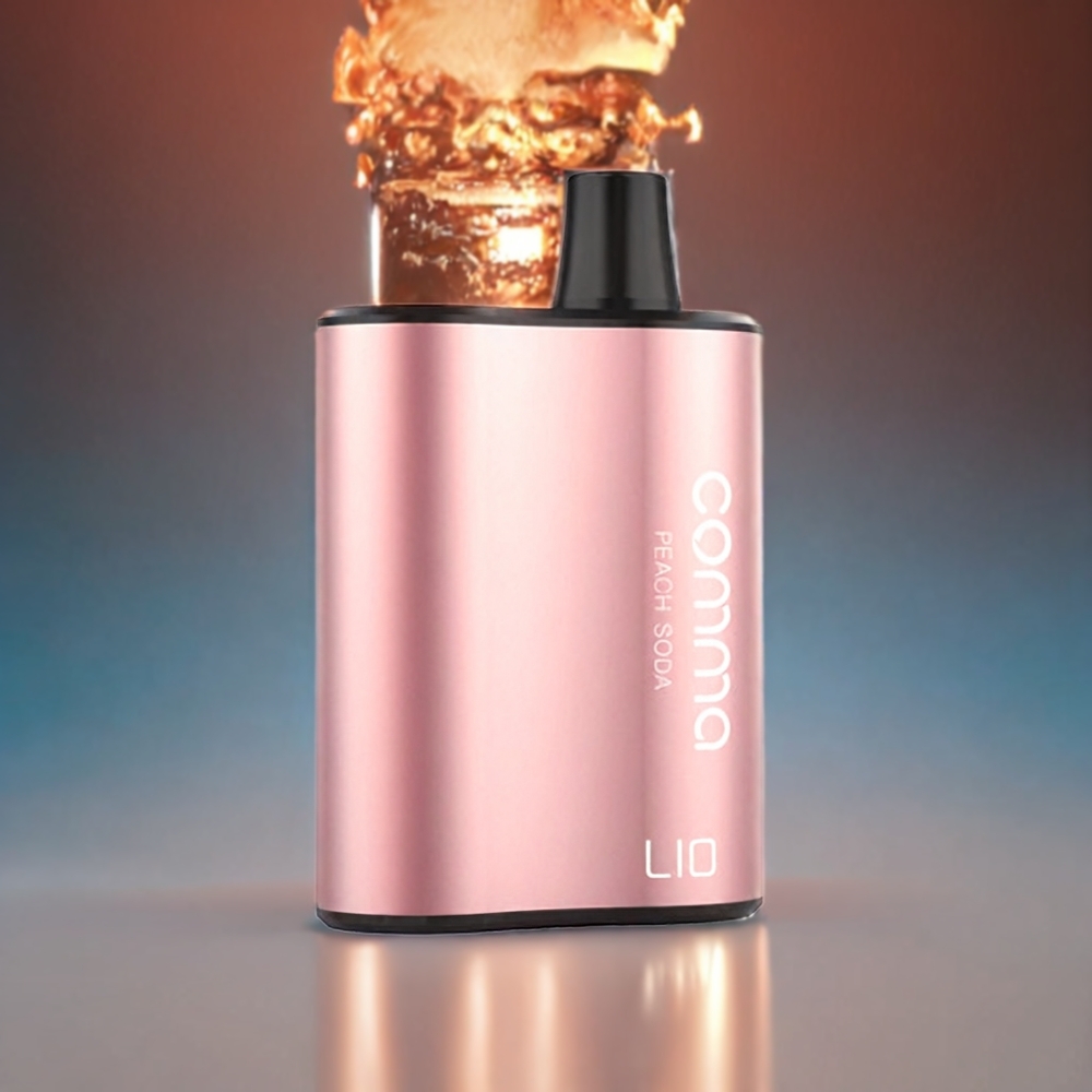 LIO COMMA 5000 Puffs Einweg-Vape Pfirsich Soda Schweiz Großhandel – 15 ml, 900mAh, Type-C