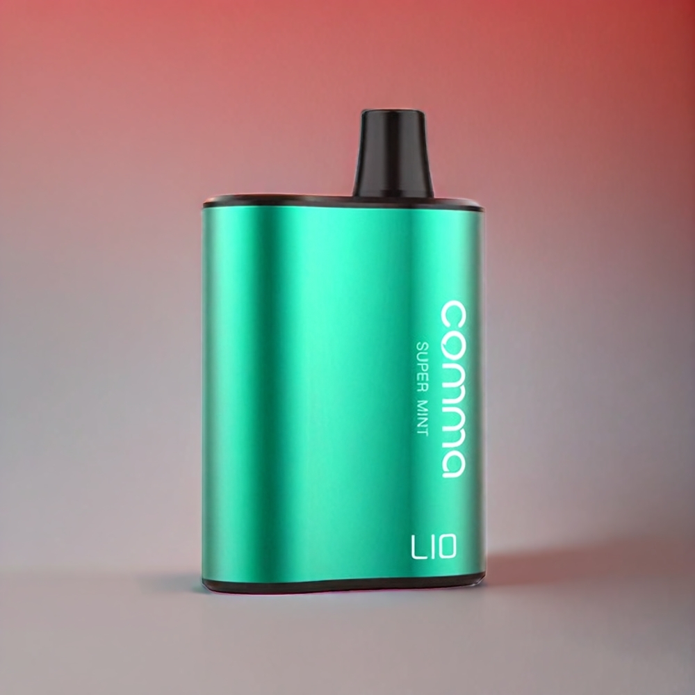 LIO COMMA 5000 Puffs Einweg-Vape Super Minze – 900mAh, 15ml, Type-C, Schweiz Großhandel