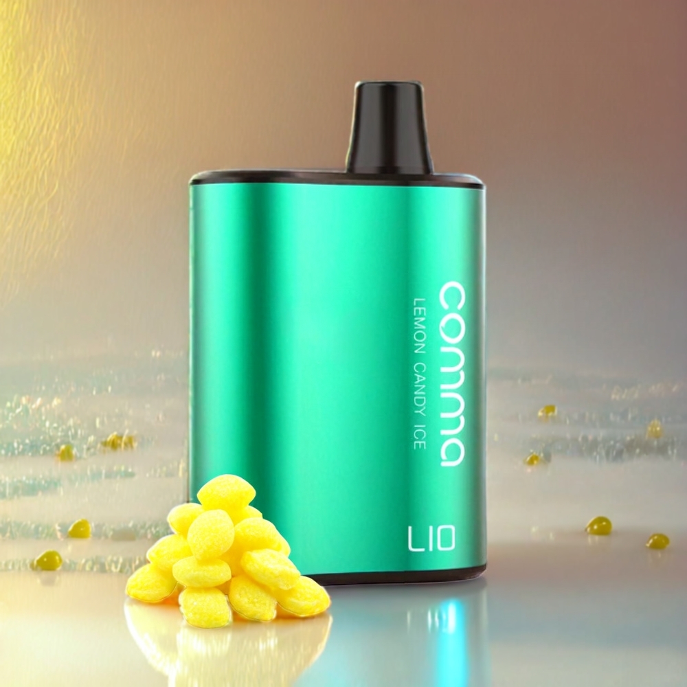 LIO COMMA 5000 Puffs Einweg-Vape Zitronenbonbon-Eis – 900mAh, 15ml, Type-C – Schweiz großhandel