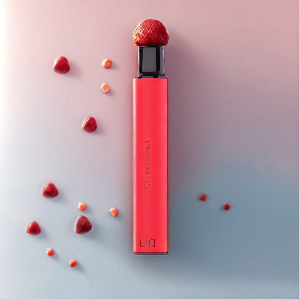 LIO Mini 600 Puffs Einweg-Vape Erdbeer-Eis – 400mAh, 2ml, Schweiz Großhandel