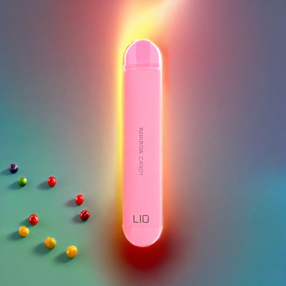 LIO NANO X 600 Puffs Einweg-Vape Rainbow Candy (Regenbogen Bonbon) – 500mAh, 2ML, Schweiz Großhandel