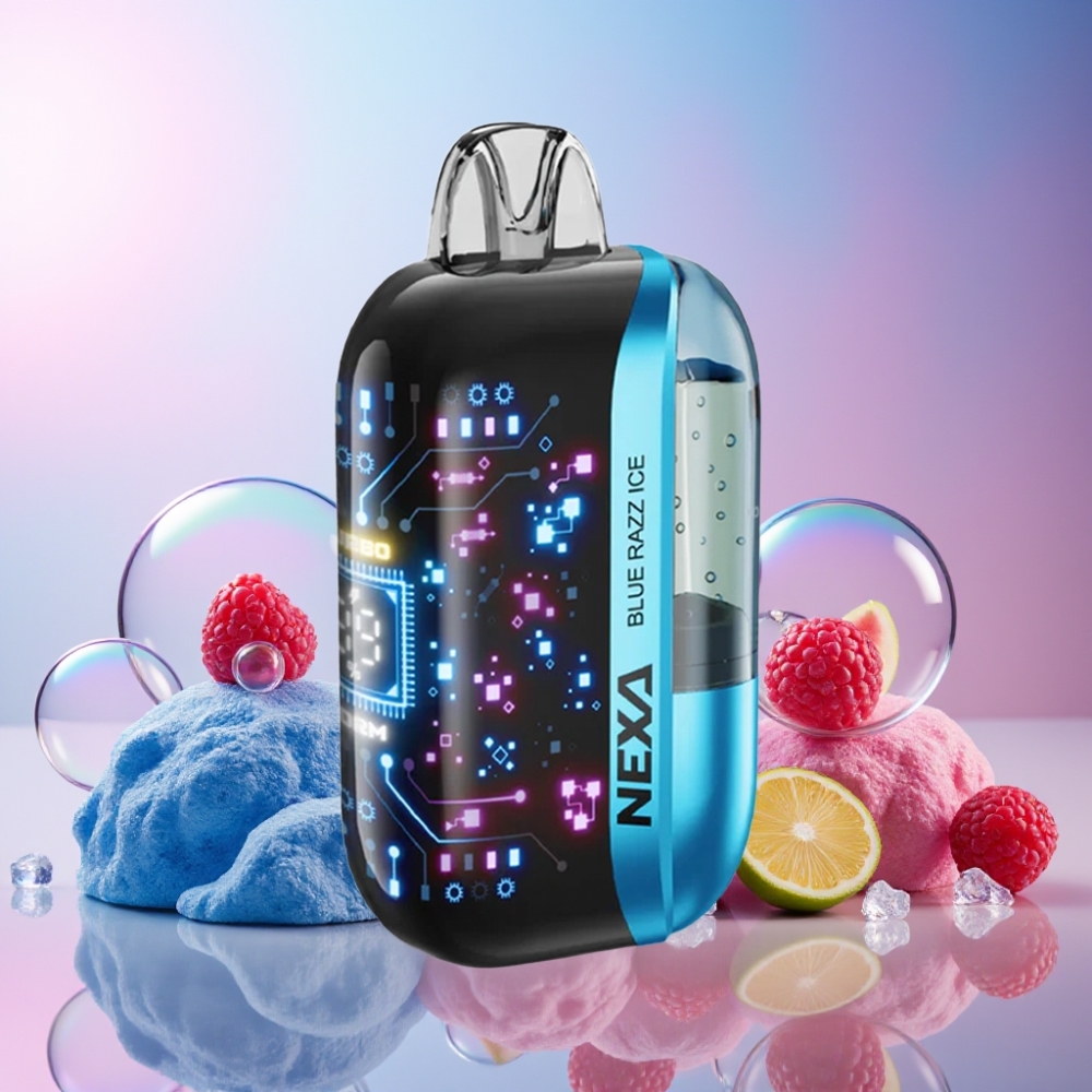 NEXA Ultra 50K Einweg-Vape Blue Razz Ice (20ml, 800mAh, 50000 Züge, 5% Nikotin) Schweiz großhandel