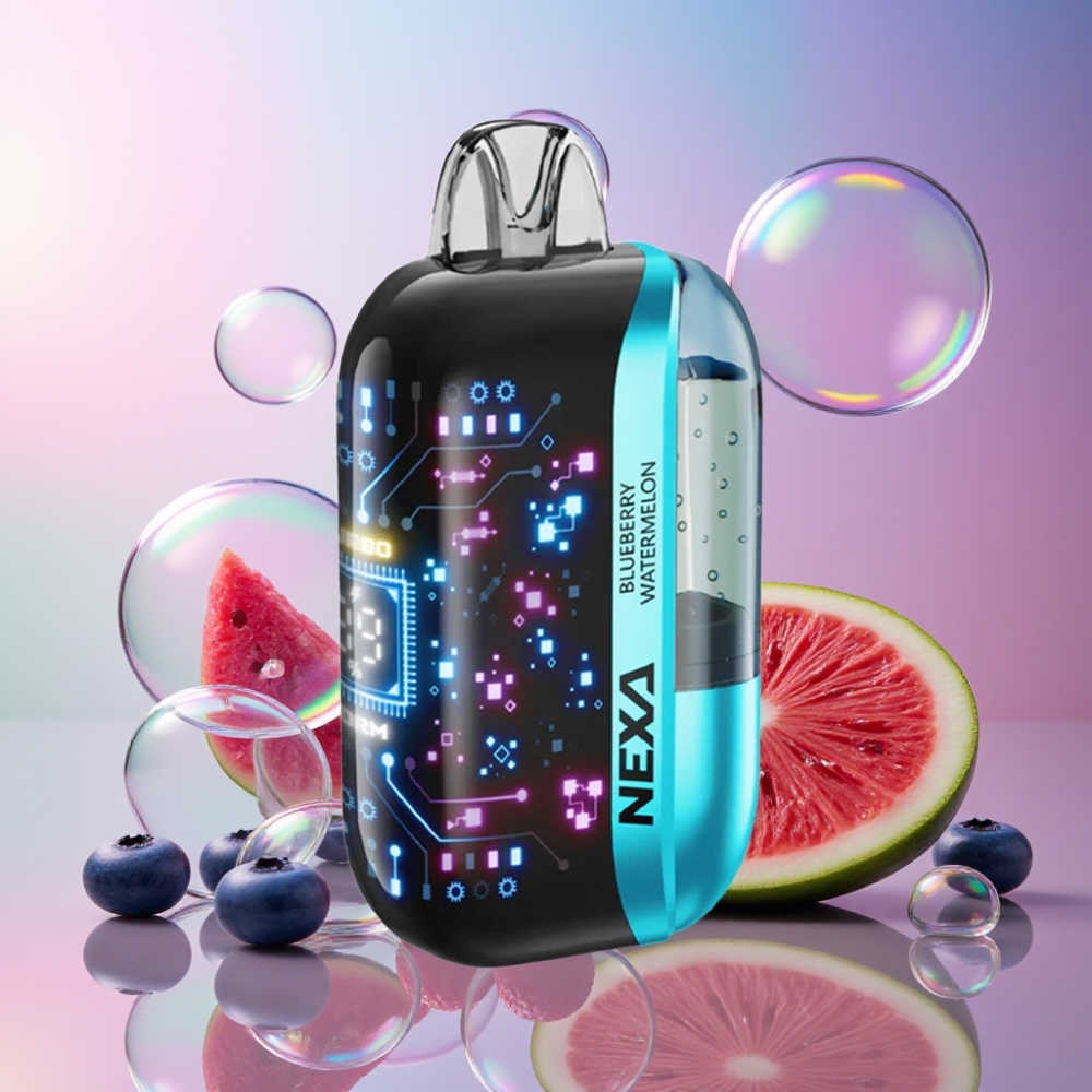 NEXA Ultra 50K Einweg-Vape Blueberry Wassermelone Schweiz Großhandel mit 20ml, 800mAh, 5% Nikotin