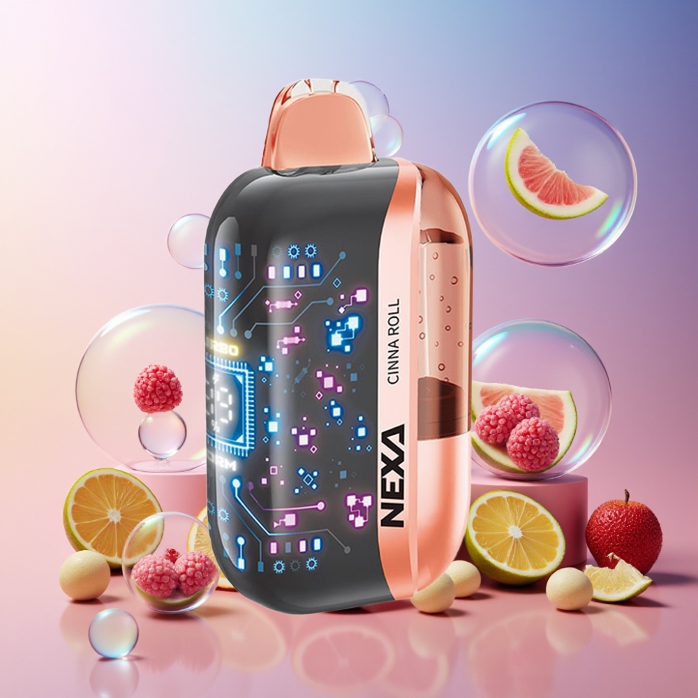 NEXA Ultra 50K Einweg-Vape Cinna Roll (Zimtrolle) Schweiz Großhandel - 20ml, 800mAh, 5% Nikotin