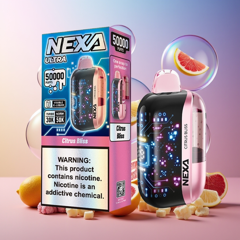 NEXA Ultra 50K Einweg-Vape Citrus Bliss mit 20ml Füllmenge, 50000 Zügen, 5% Nikotin - Schweiz großhandel