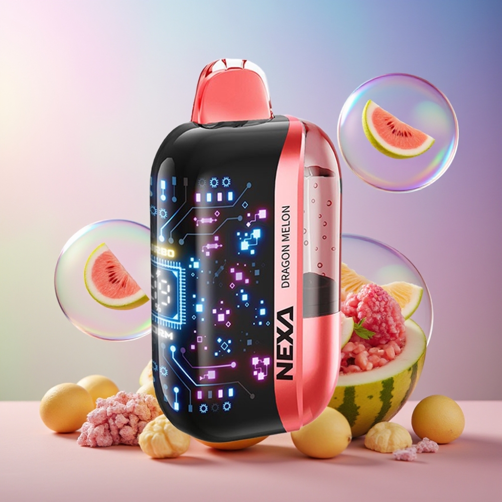 NEXA Ultra 50K Einweg-Vape Dragon Melon (Drachenmelone) 20ml 50000 Puffs 5% Schweiz Großhandel