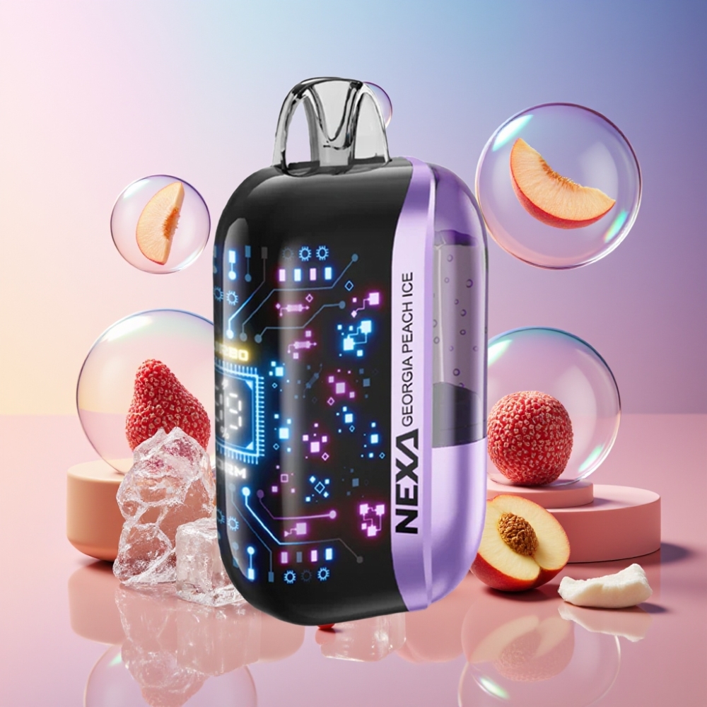 NEXA Ultra 50K Einweg-Vape Georgia Pfirsich Eis mit 20ml, 50000 Züge, 5% Nikotin - Schweiz großhandel