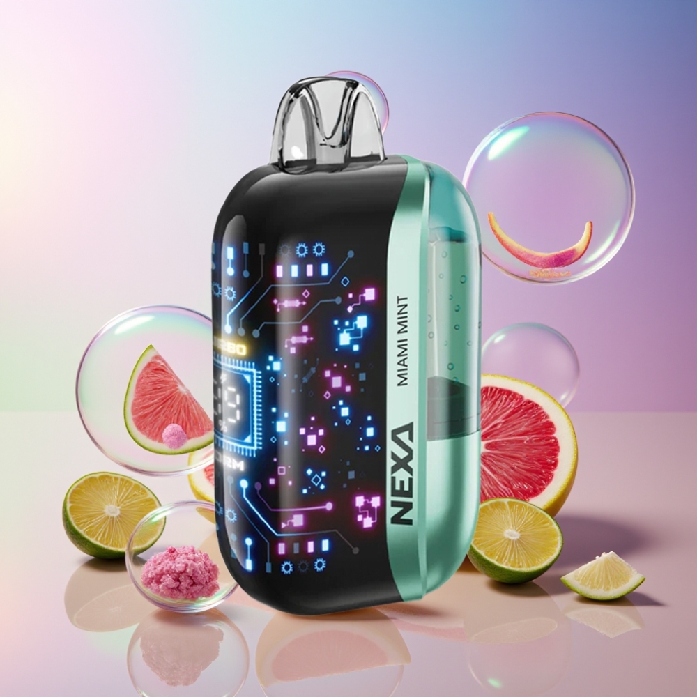 NEXA Ultra 50K Einweg-Vape Miami Minze – 20ml, 800mAh, 5% Nikotin, Schweiz Großhandel