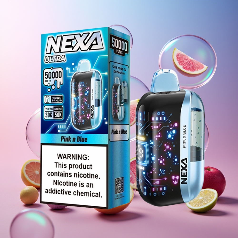 NEXA Ultra 50K Einweg-Vape Pink Blau – 20ml, 800mAh, 50000 Züge, 5% Nikotin, Schweiz Großhandel