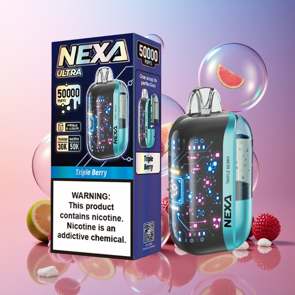 NEXA Ultra 50K Einweg-Vape Triple Berry (Dreifachbeere) 20ml 50000 Puffs 5% Schweiz grosshandel
