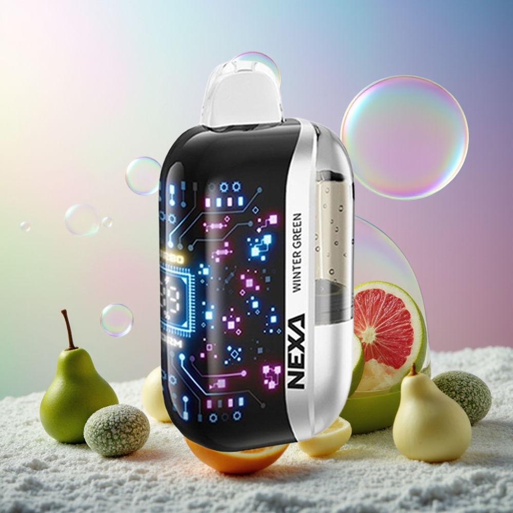 NEXA Ultra 50K Einweg-Vape Wintergrün – 20ml, 50000 Züge, 5% Nikotin, Schweiz Großhandel