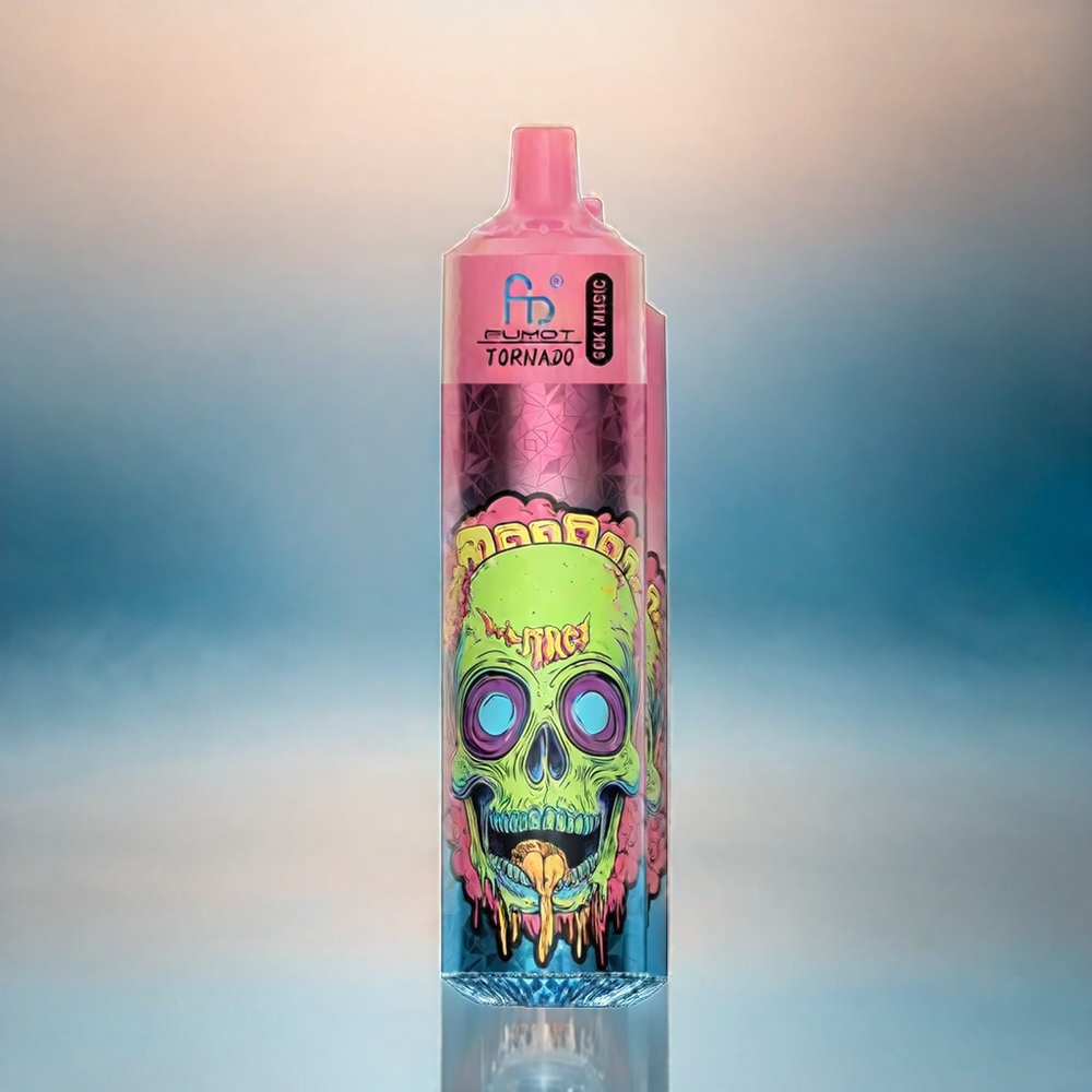 Fumot RandM Tornado 30000 30.000 Züge 30mL Schweiz Großhandel Peach Ice 2% 5% 1.0 Ohm Mesh 600mAh LED