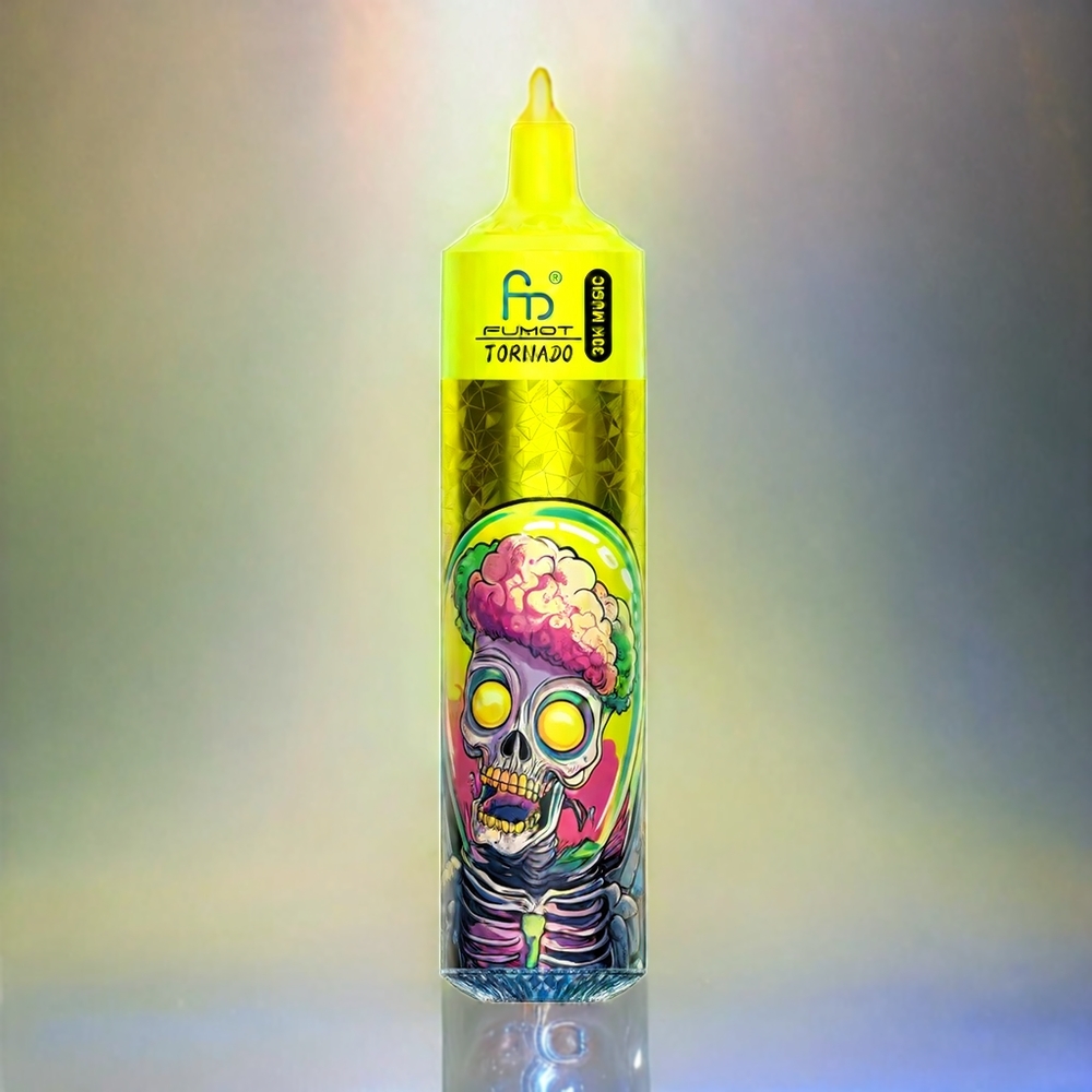 Fumot RandM Tornado 30000 Schweiz Großhandel – 30.000 Züge, 30mL, 1.0 Ohm Mesh Coil, Banane Erdbeere