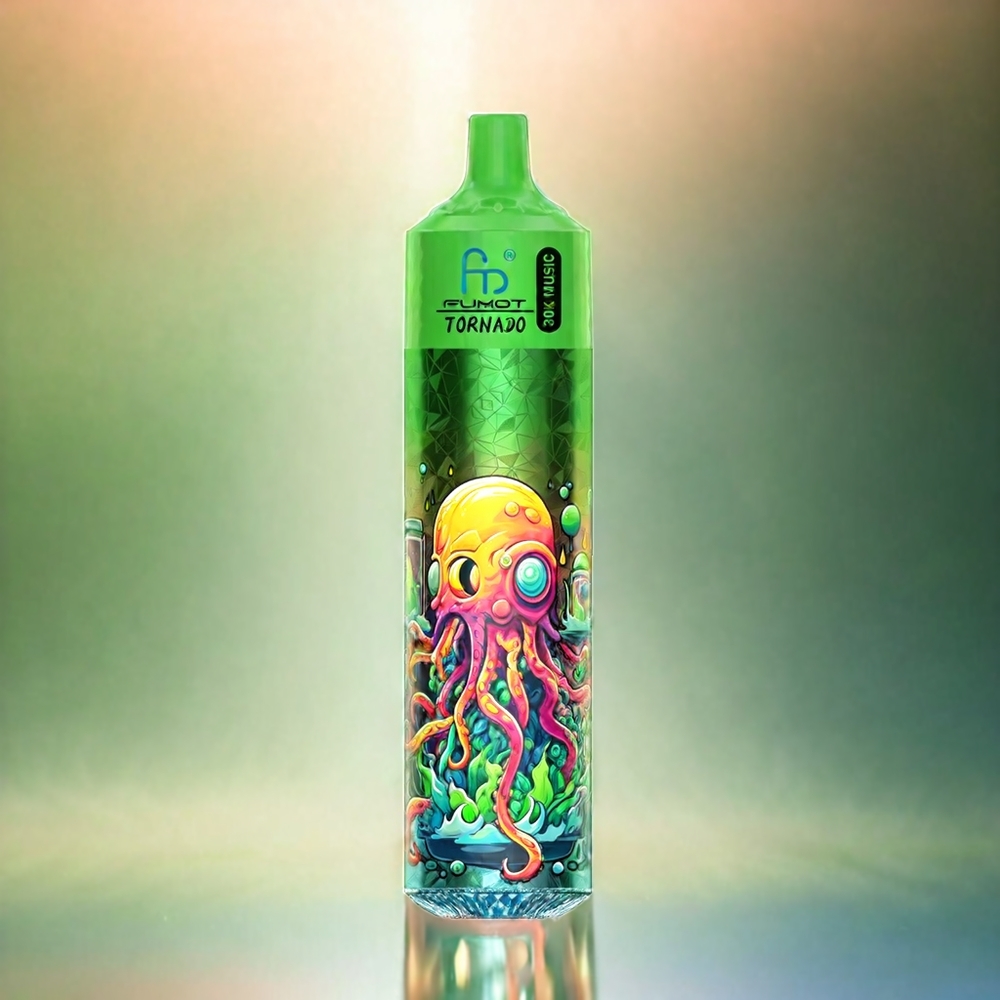 Fumot RandM Tornado 30000 Schweiz Großhandel – 30.000 Züge, 30mL, 1.0 Ohm Mesh Coil, Wassermelone Cantaloupe