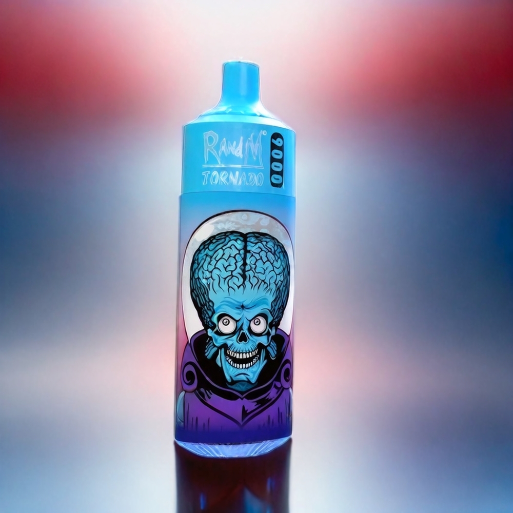 RandM Tornado 9000 Puffs 850 mAh 18 mL Mesh Coil Blueberry Cherry Cranberry Schweiz Großhandel