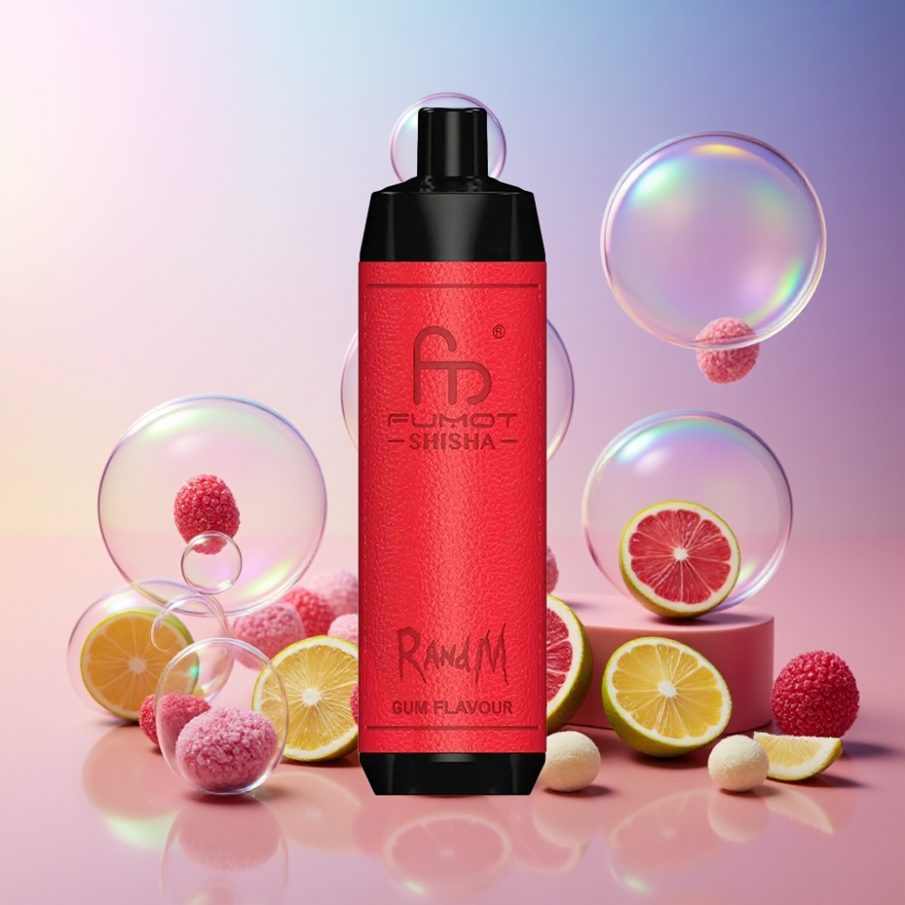 RandM Fumot Shisha 10000 Puffs Wegwerf-Vape Schweiz Großhandel mit Kaugeschmack, 18ml Liquid, 850 mAh, Typ-C