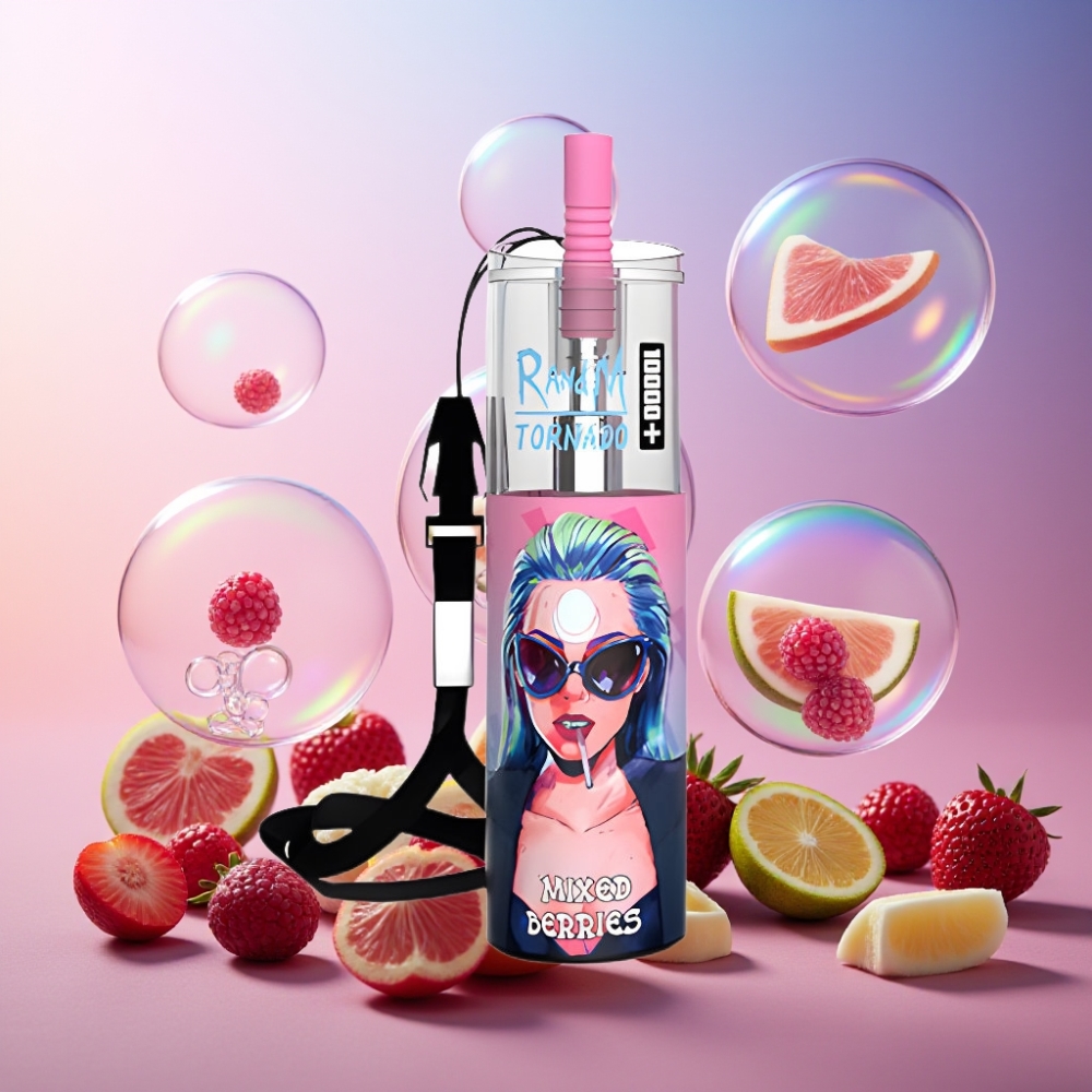 Fumot Original RandM Tornado 10000 Plus Einweg-Vape Mixed Beeren 20 ml 850 mAh Mesh Coil Schweiz großhandel