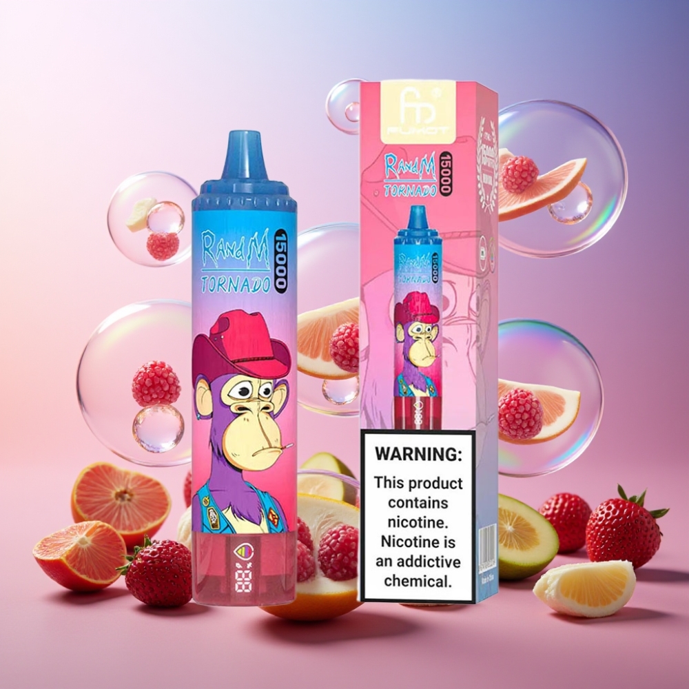 Fumot RandM Tornado 15000 Puffs Einweg-Vape Gemischte Beeren 25ml 850mAh Mesh Coil Schweiz großhandel