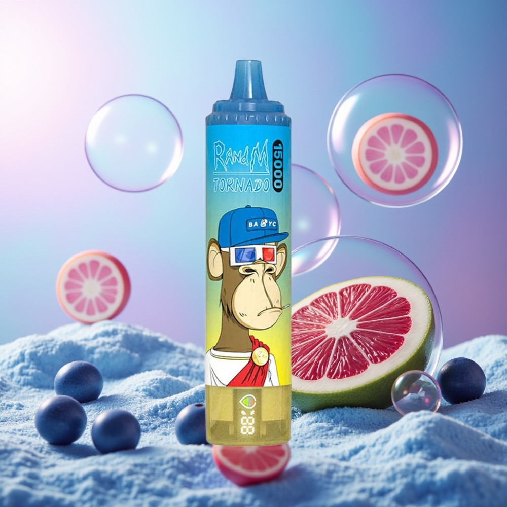 Fumot RandM Tornado 15000 Puffs Einweg-Vape Herr Blau – 25ml, 850mAh, Mesh Coil, Schweiz Großhandel