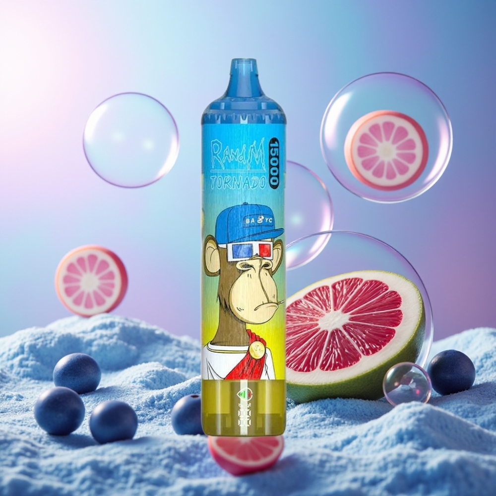 Fumot RandM Tornado 15000 Puffs Einweg-Vape Herr Blau – 25ml, 850mAh, Mesh Coil, Schweiz Großhandel