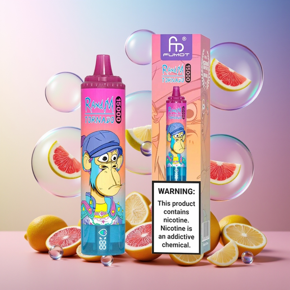 Fumot RandM Tornado 15000 Puffs Einweg-Vape Limonade – 25ml, 850mAh, Mesh Coil, Schweiz großhandel